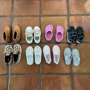 Toddler Girl Shoes Size 8 (7 for Crocs)